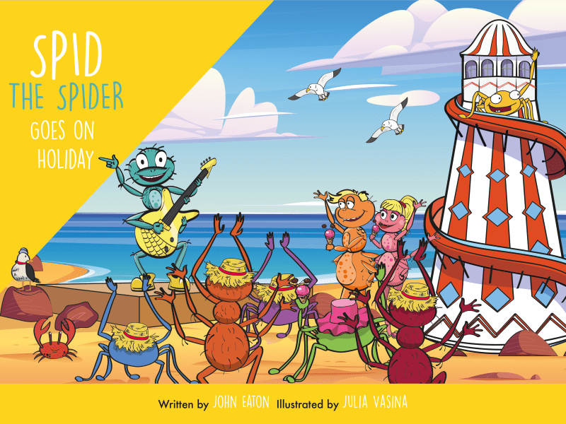 Spid the Spider Goes on Holiday book cover