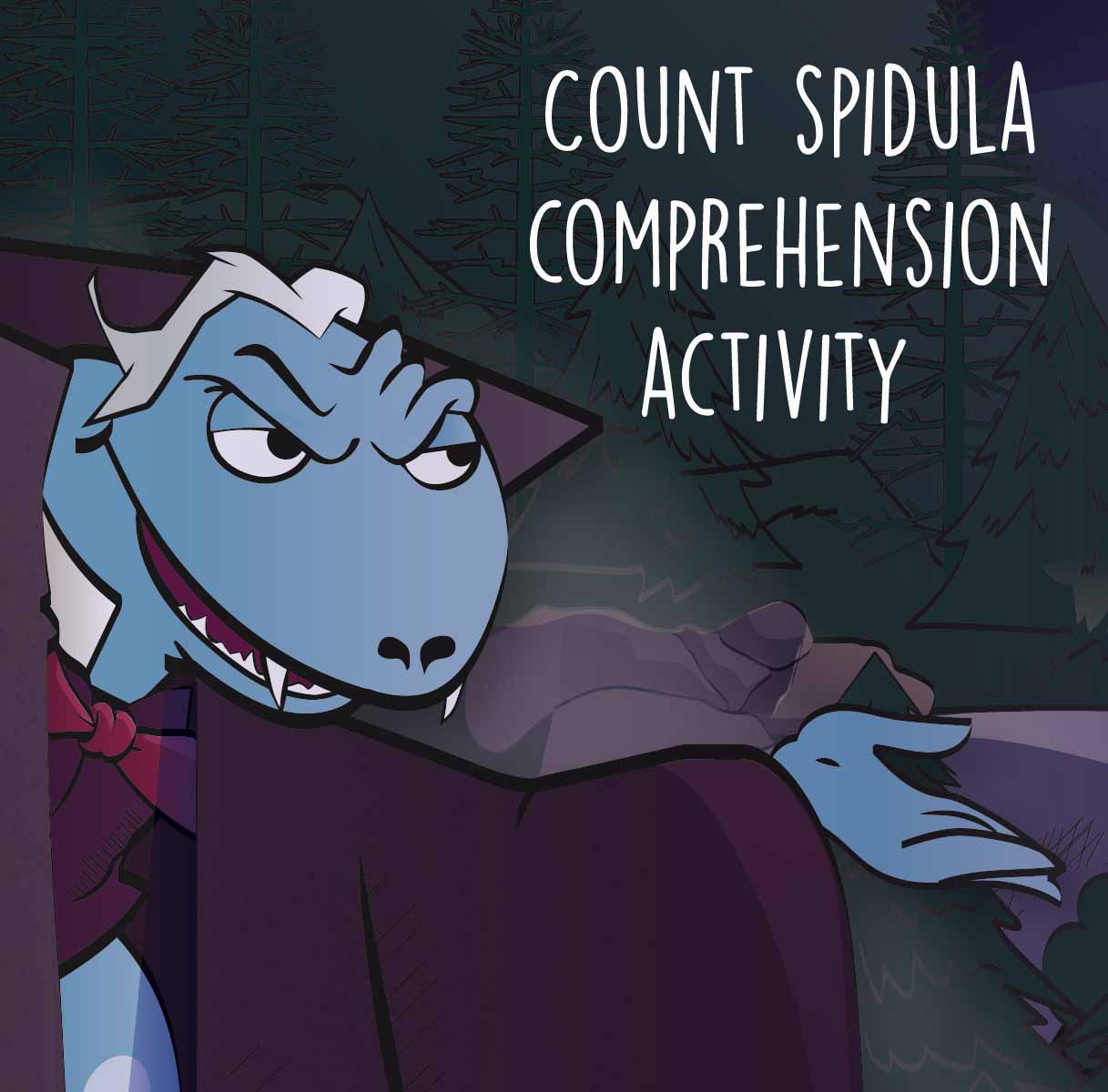 Count Spidula Comprehension and Deeper Thinking Activity